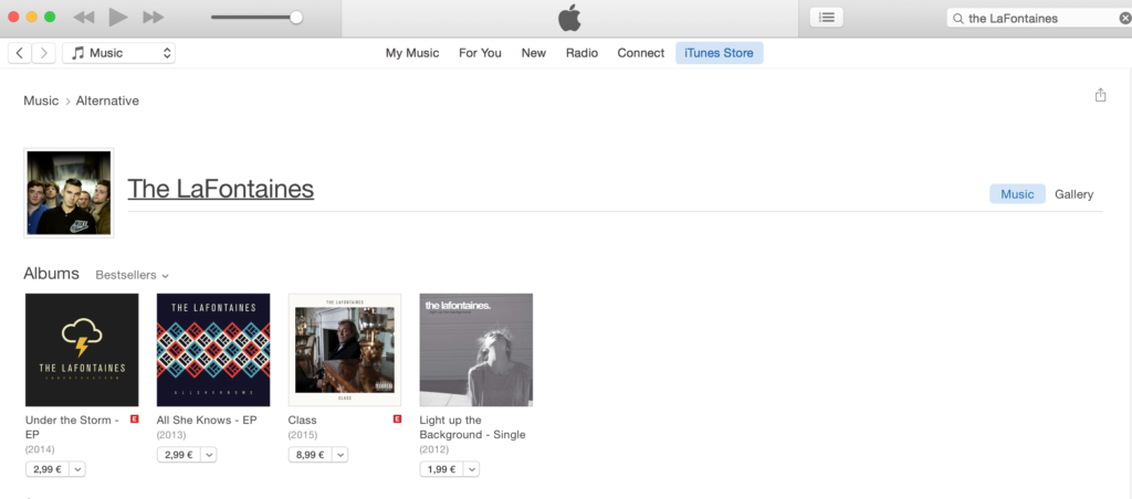 iTunes The LaFontaines