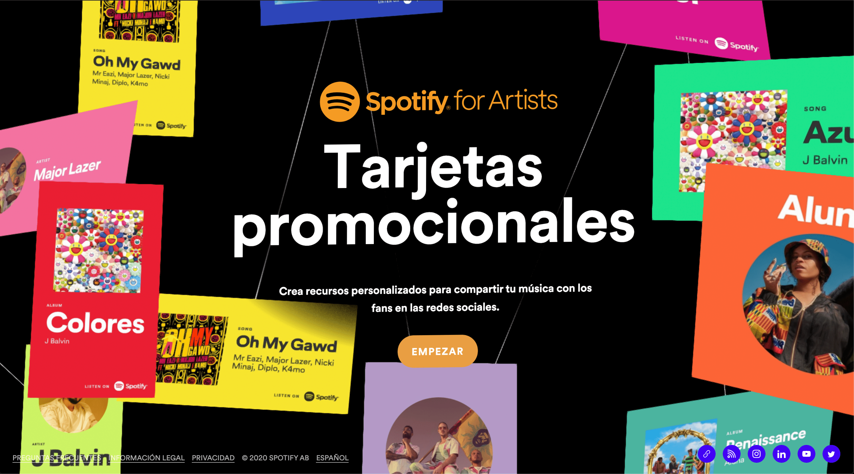 Spotify lanza las Promo Cards EmuBands ES