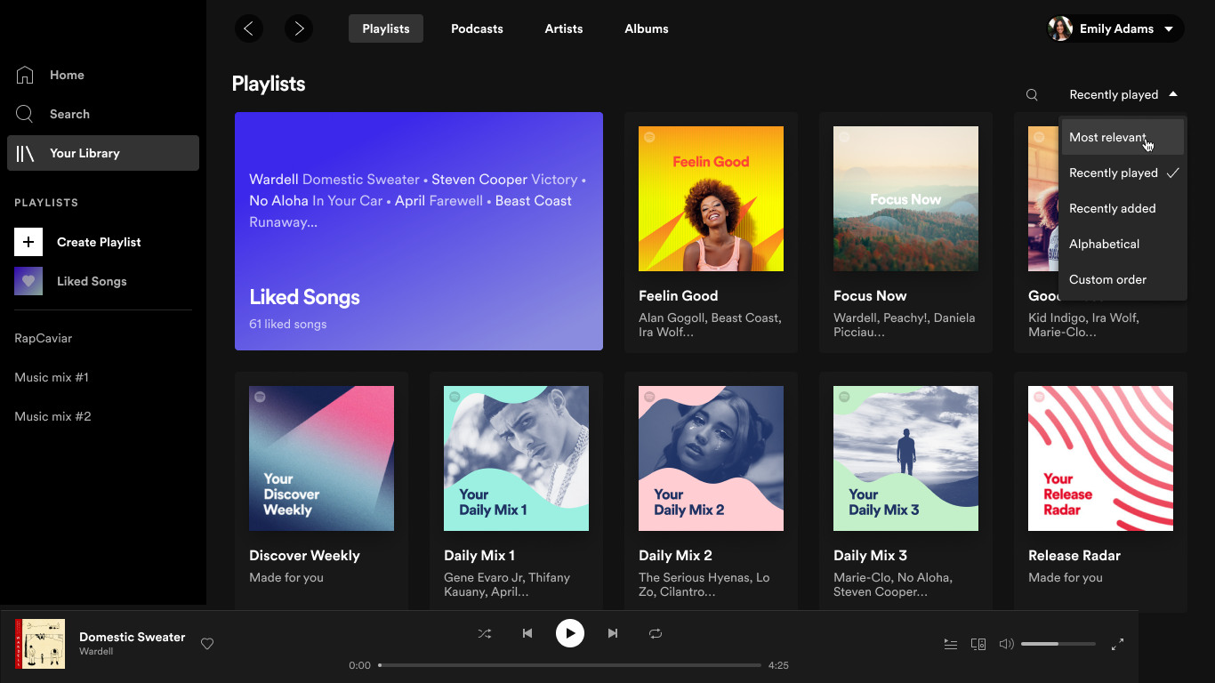 Spotify lanza un nuevo diseño para sus versiones web y app de escritorio