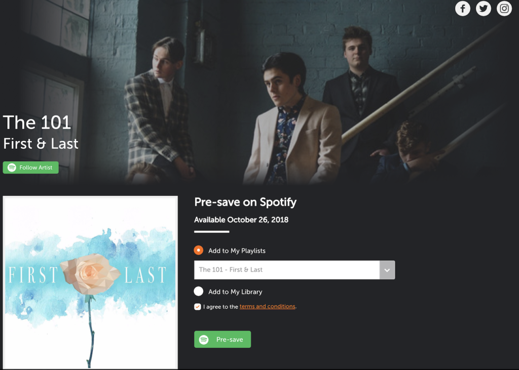 How Do I Set Up A Pre Save On Spotify Emubands